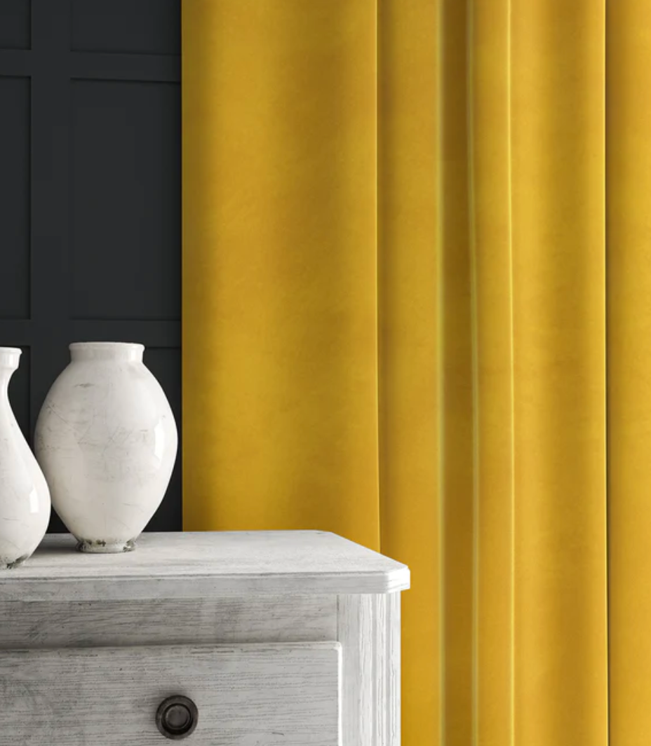 Citrus - Omega iii Velvet by Linwood - Fabric, Curtains, Roman Blinds