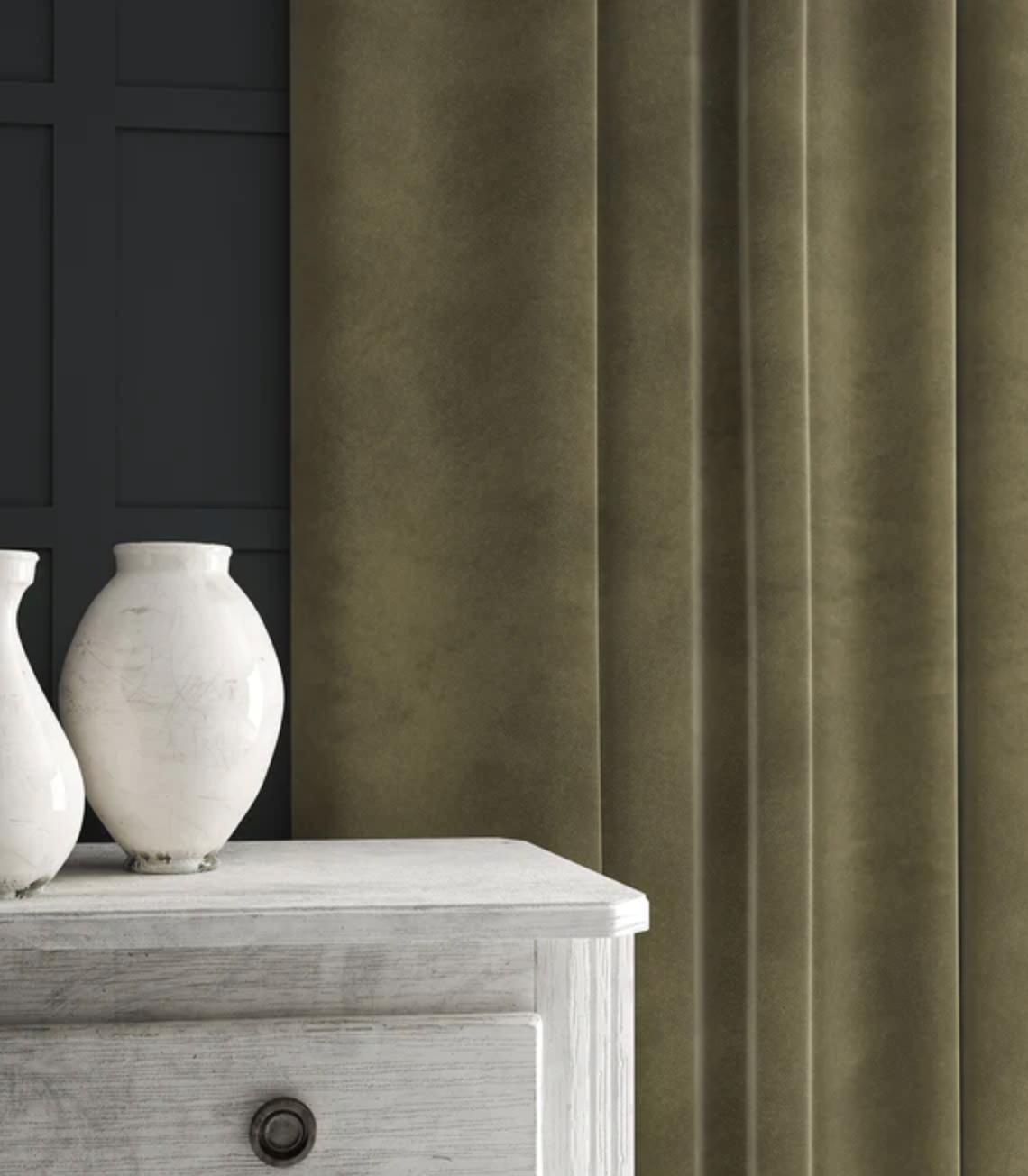 Sandcastle - Omega iii Velvet by Linwood - Fabric, Curtains, Roman Blinds 