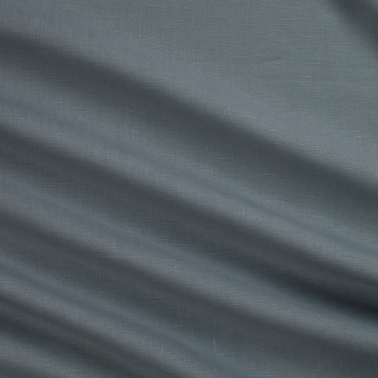 James Hare Lismore Linen Lovat Blue Made to Measure Curtains