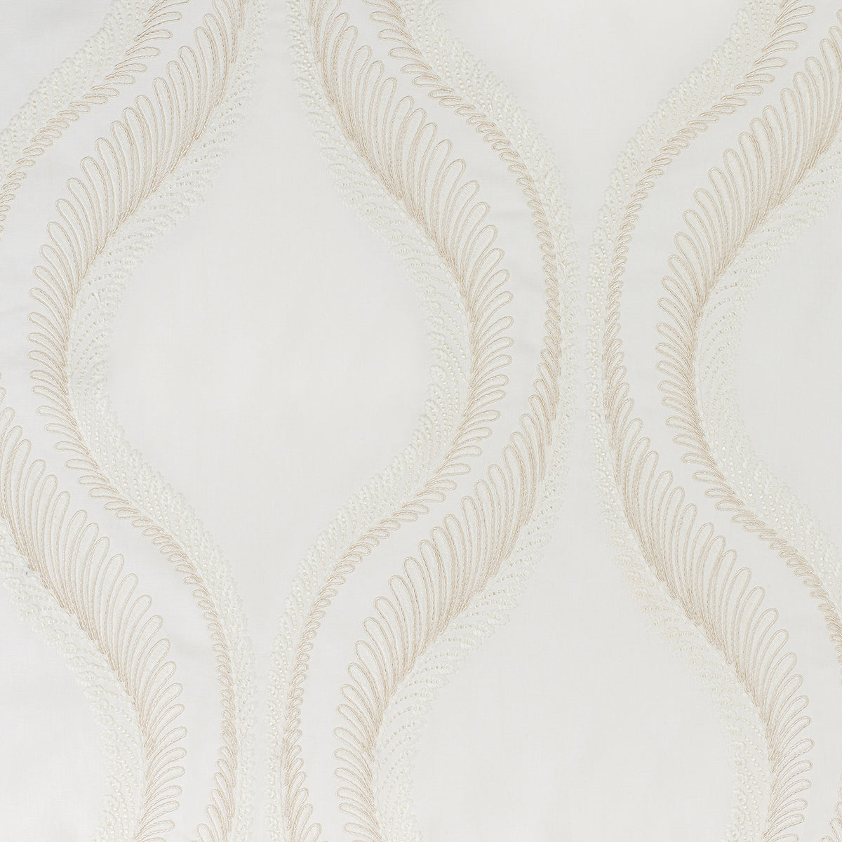 James Hare Meander Ivory Made to Measure Roman Blinds