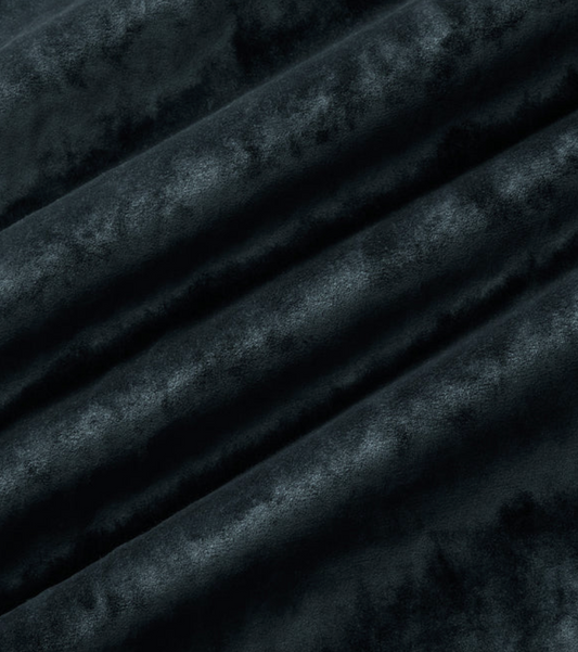 Midnight - Alpha Velvet by Linwood - Fabric, Curtains, Roman Blinds