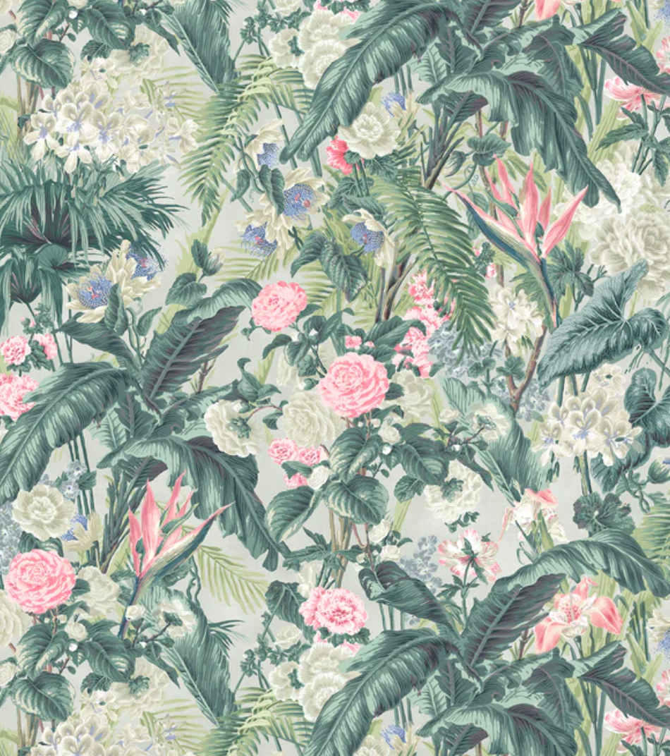 Oasis - The Royal Garden Fabric Linwood 100% Linen