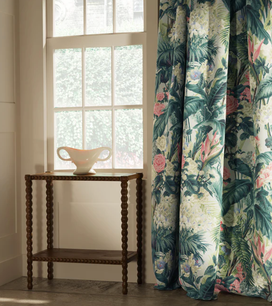Oasis - The Royal Garden Fabric Linwood 100% Linen curtain