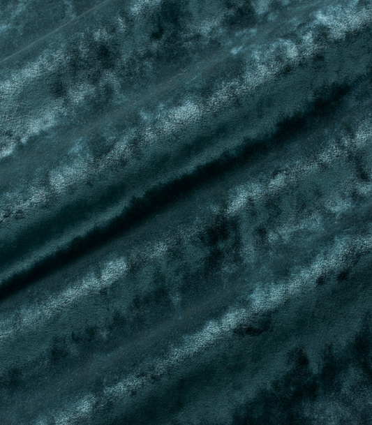 Ocean - Alpha Velvet by Linwood - Fabric, Curtains, Roman Blinds 