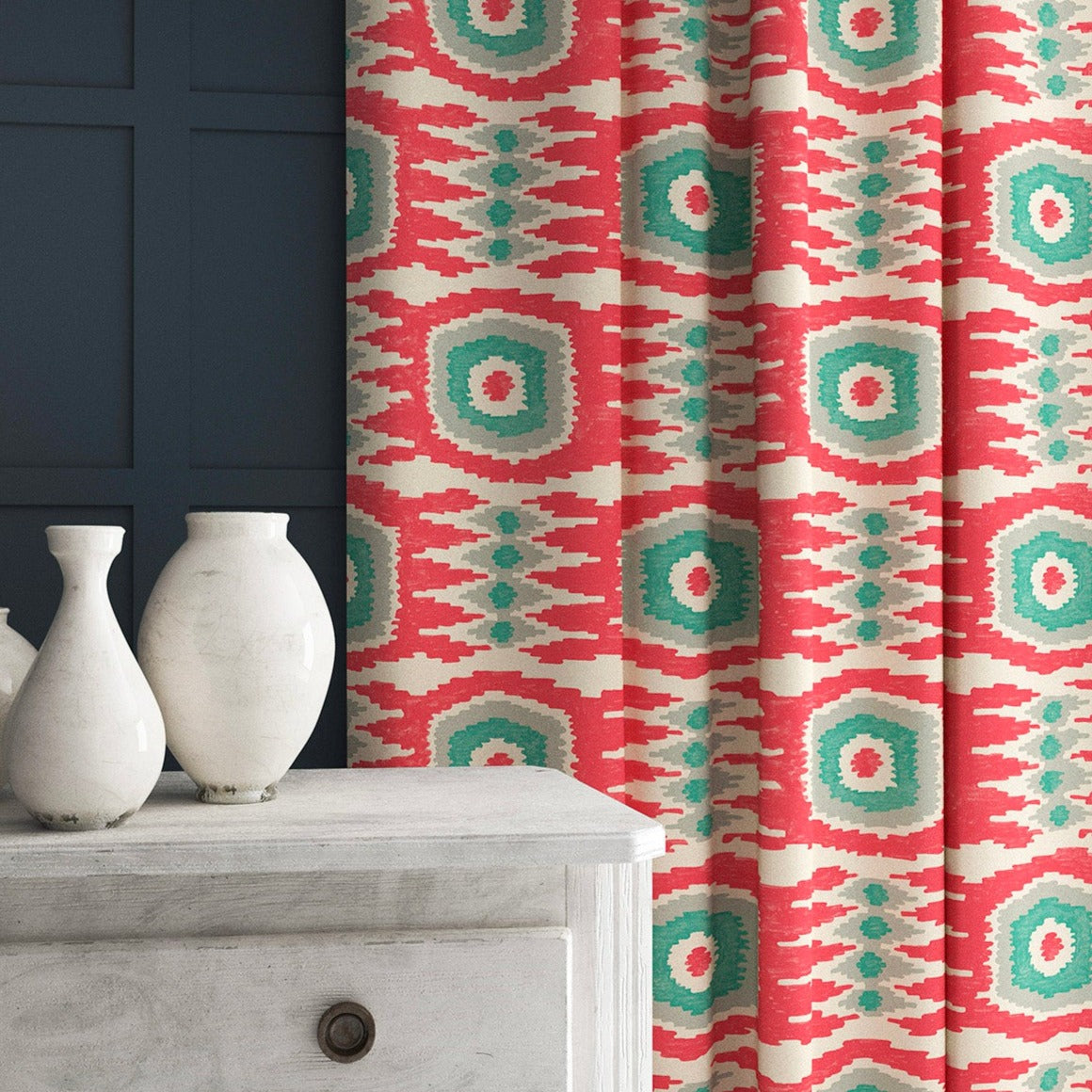 Linwood Casper Watermelon FR Made to Measure Curtains
