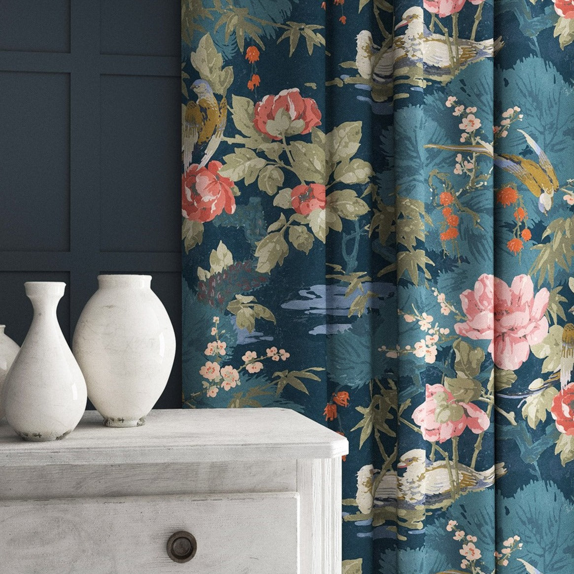 Linwood On The River Marine FR Made to Measure Curtains