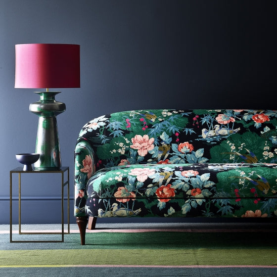 Linwood On The River Aqua FR Made to Measure Curtains