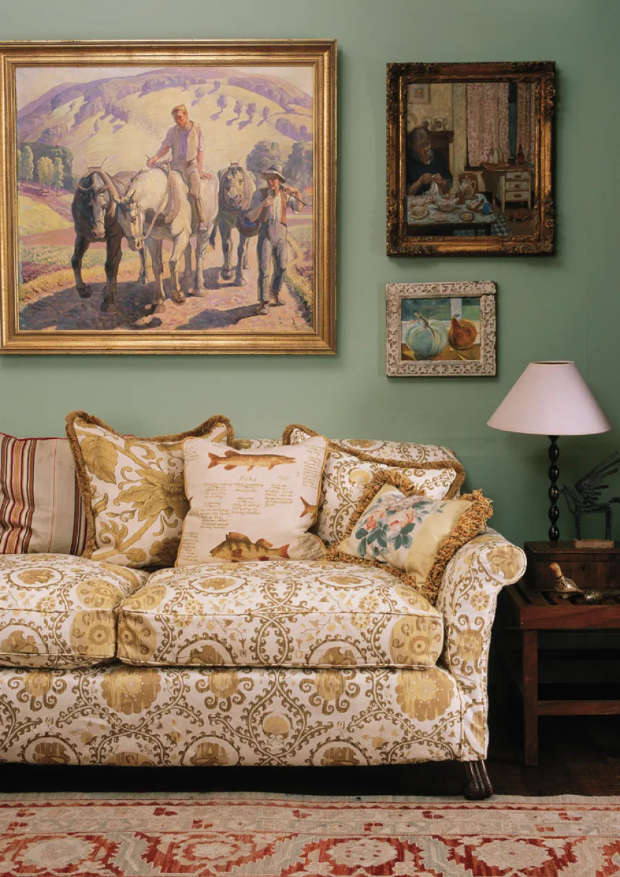 Lewis & Wood Oxus Corn Made to Measure Curtains – lifestyle photograph