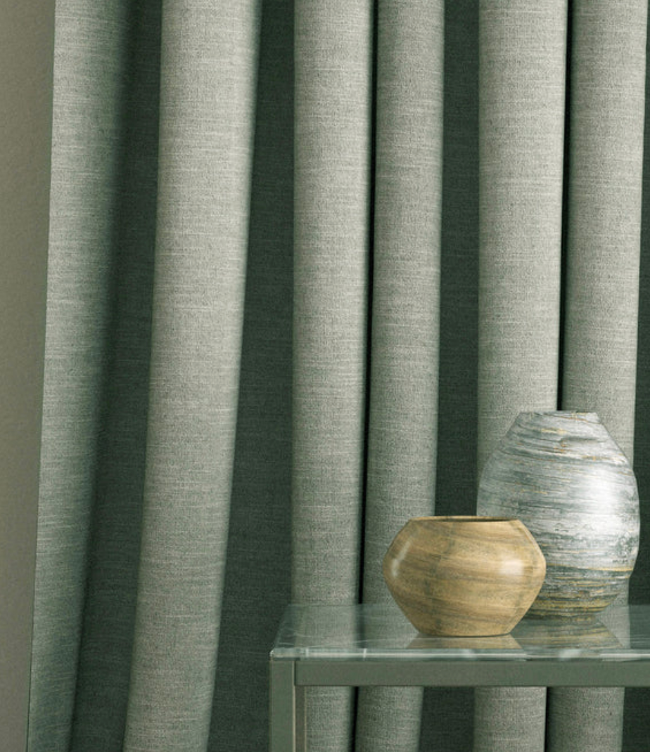 Pebble - Luna by Linwood - Fabric, Curtains, Roman Blinds drape