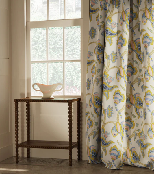 Saffron - Perdana Fabric Linwood 100% Linen curtain