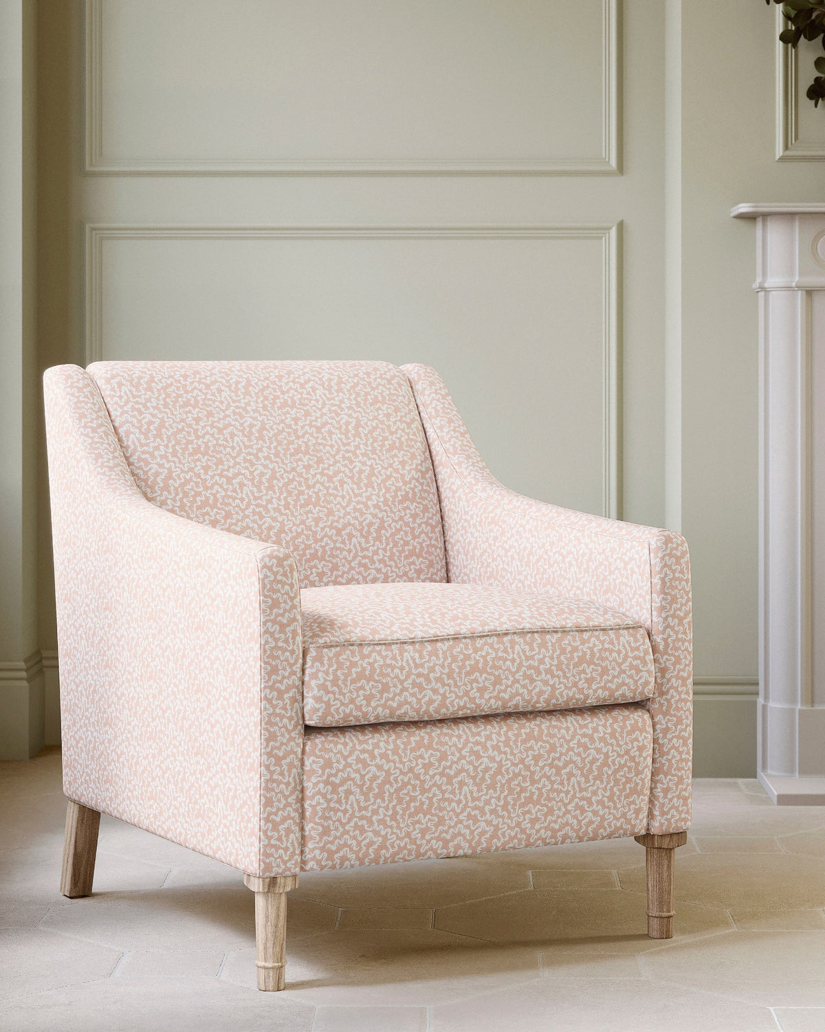 James Hare Lamerie Vermicelli Pink Made to Measure Curtains