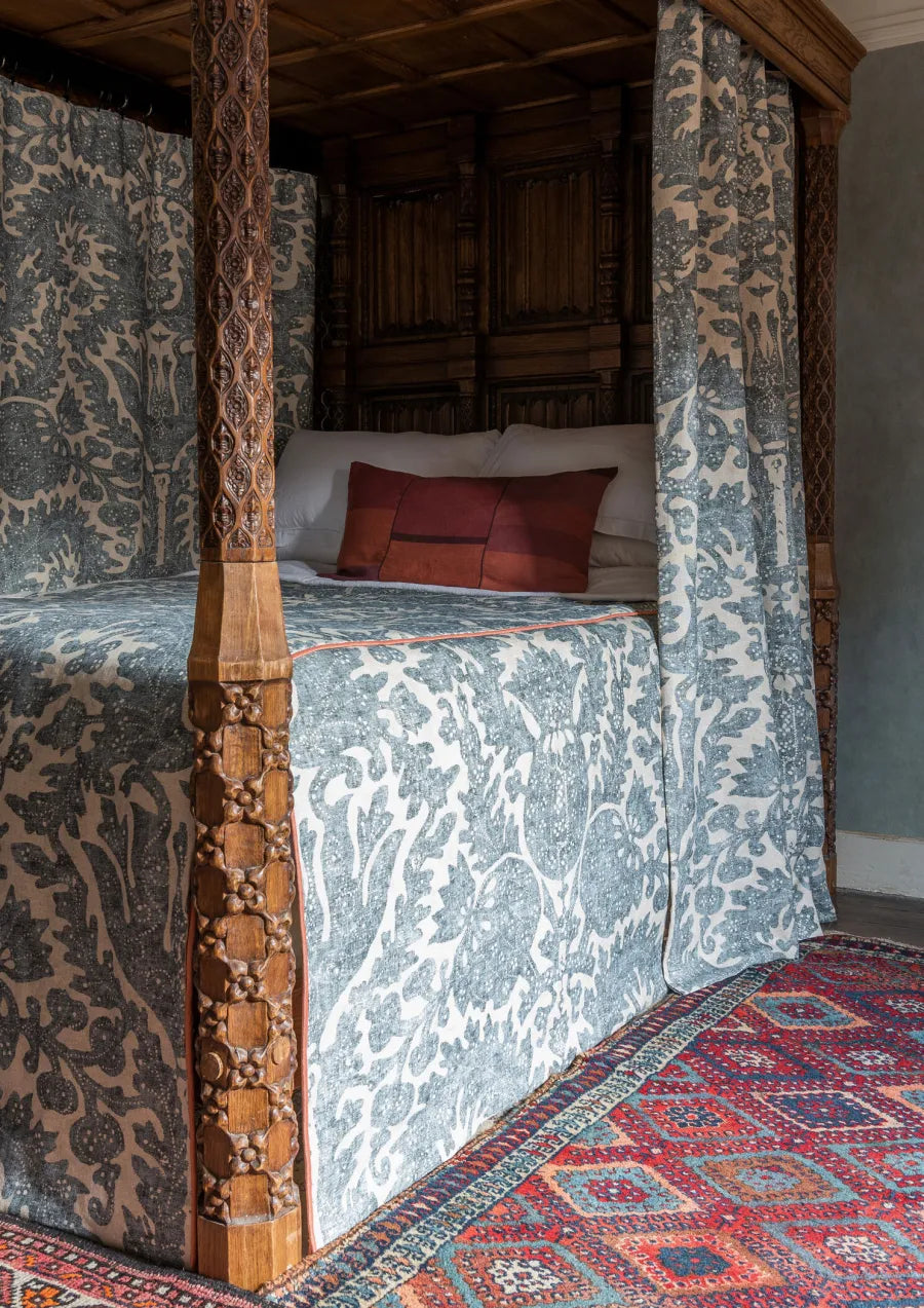 Lewis & Wood Pomegranate Sea Holly Made to Measure Curtains – lifestyle photograph