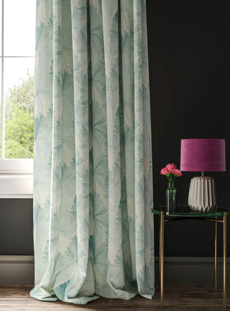 Pool - Bangkok Nights Fabric Linwood 100% Linen curtains