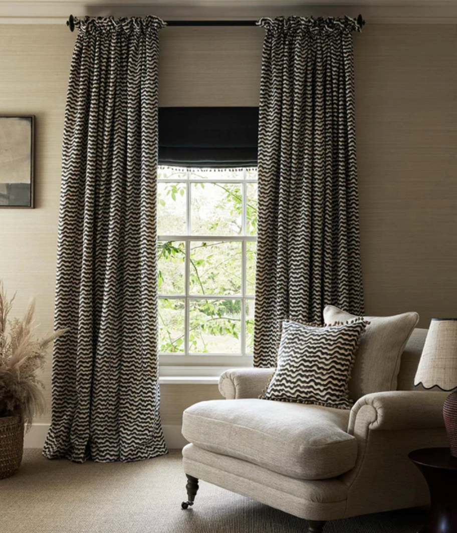 Rumba - Big Top Fabric Linwood 100% Linen curtains