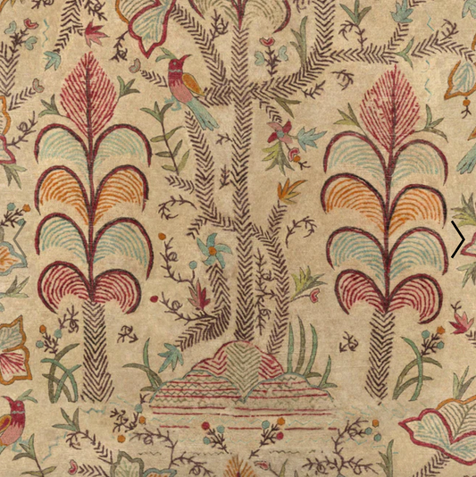 Sand - Songbird Odyssey Velvet by Linwood - Fabric, Curtains, Roman Blinds 