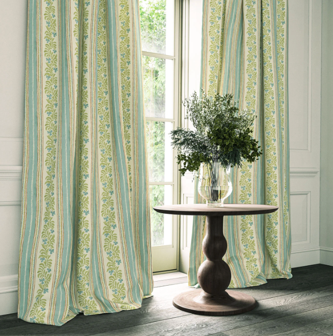 Spring - Yala Stripe, Maru Collection by Linwood - Curtains 