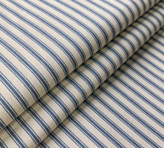 Cooshy Airforce Ticking Stripe 100% Cotton Fabric