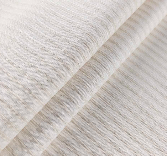 Cooshy Pearl Ticking Stripe 100% Cotton Fabric
