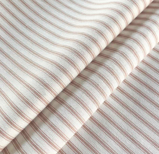 Cooshy Powder Ticking Stripe 100% Cotton Fabric