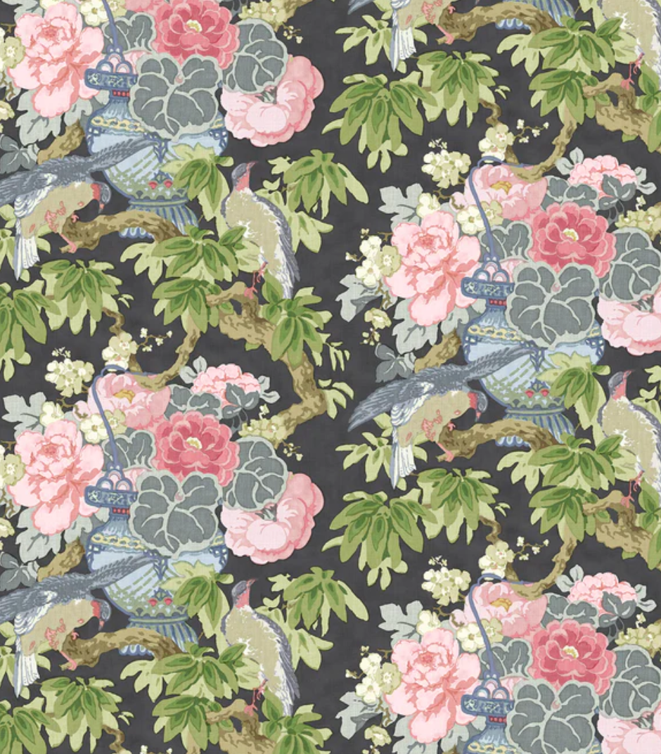 Twilight - The Royal Garden Fabric Linwood 100% Linen