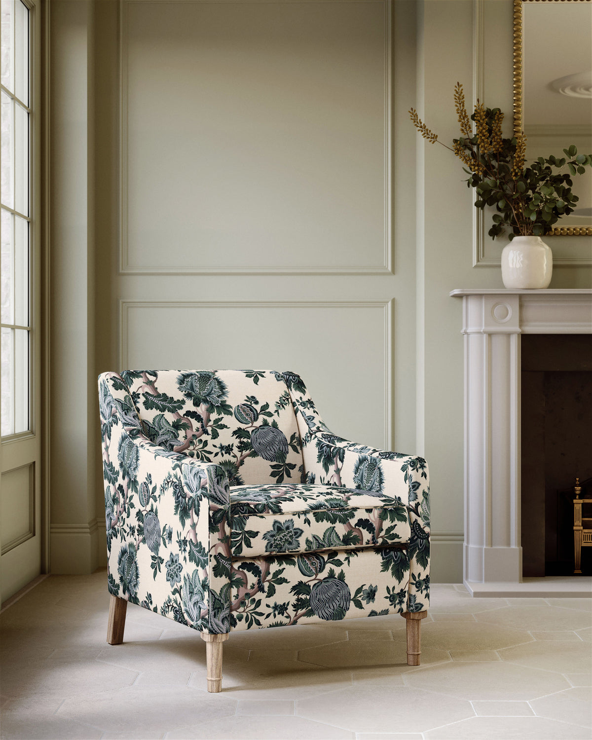 James Hare Artissima Blue Green Made to Measure Roman Blinds