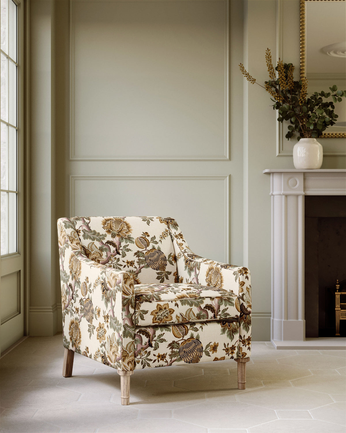 James Hare Artissima Golden Alfresco Made to Measure Roman Blinds