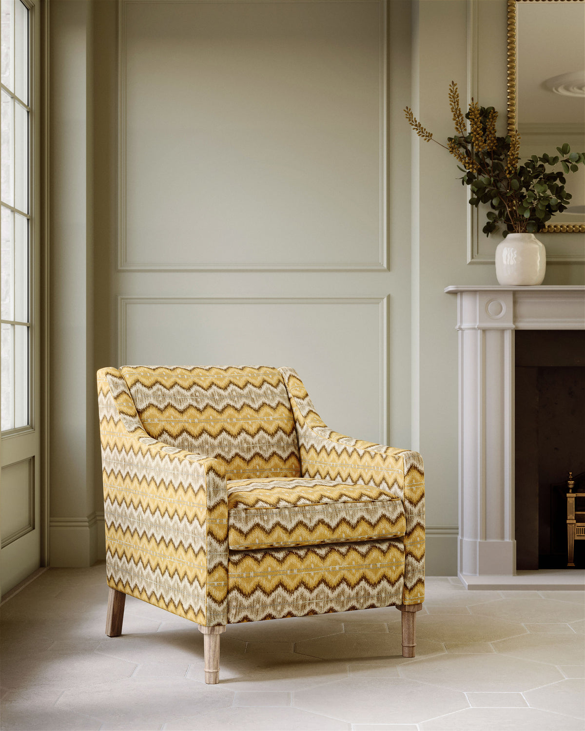 James Hare Mirage Golden Made to Measure Roman Blinds