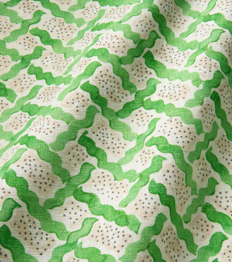 Village Green - Maypole Fabric Linwood 100% Linen 