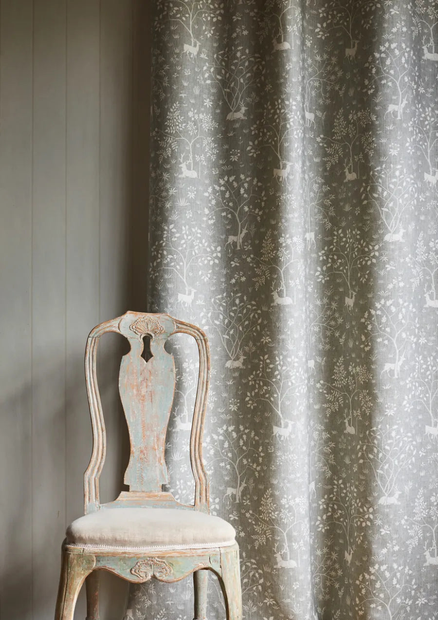 Lewis & Wood Voysey Park Mineral Made to Measure Curtains – lifestyle photograph