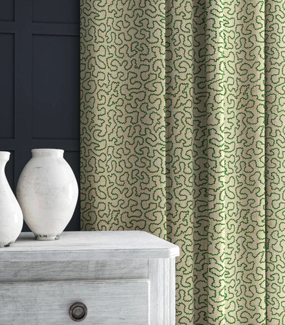 Emerald - Wiggle by Linwood - Fabric, Curtains, Roman Blinds