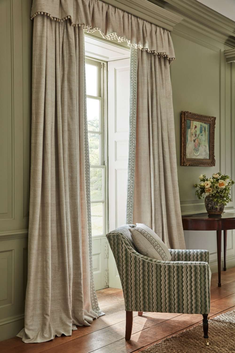 James Hare Wild Silk Oat Made to Measure Curtains