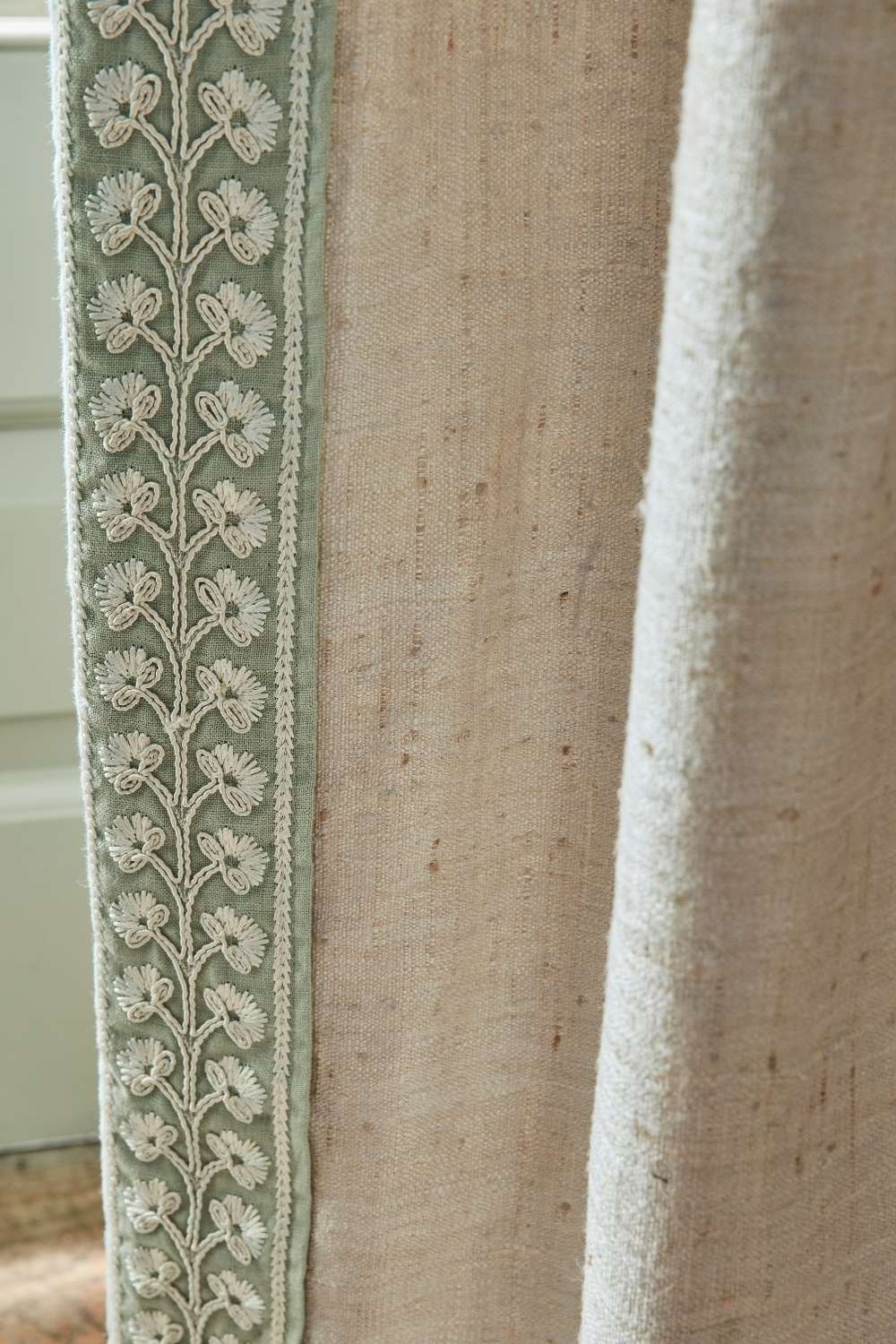 James Hare Wild Silk Oat Made to Measure Curtains