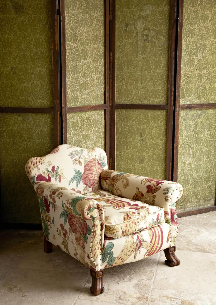 Lewis & Wood Wild Thing Red Emerald Made to Measure Curtains – lifestyle photograph