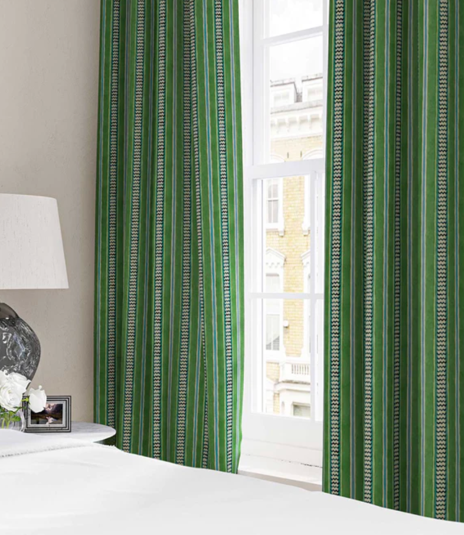 Wimbledon - High Wire Fabric Linwood 100% Linen curtains